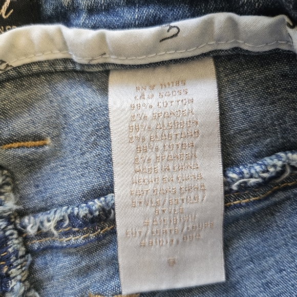 NWT | Y2K Iconic Low-Rise Tapered Leg Jeans Womens Size 5 - Picture 4 of 6